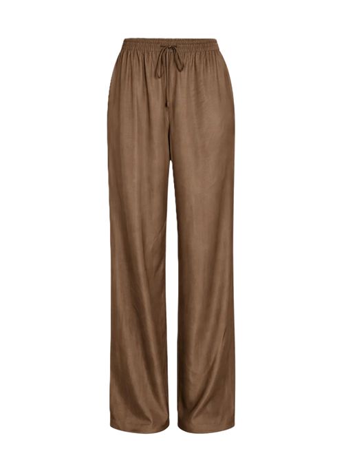 fluid pyjama trousers Róhe | 419-30-015249 BROWN MINI CHECK